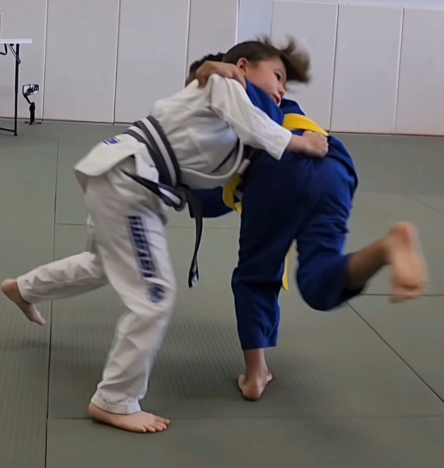 Kids drilling technique Ares Arizona BJJ